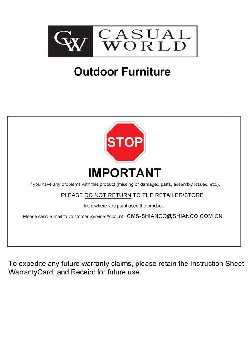 Casual World HF31701-L owner's manual
