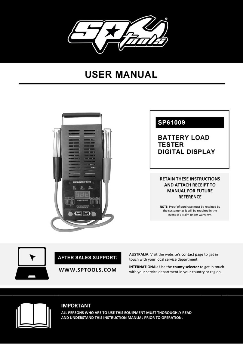 SP tools SP61009 user manual