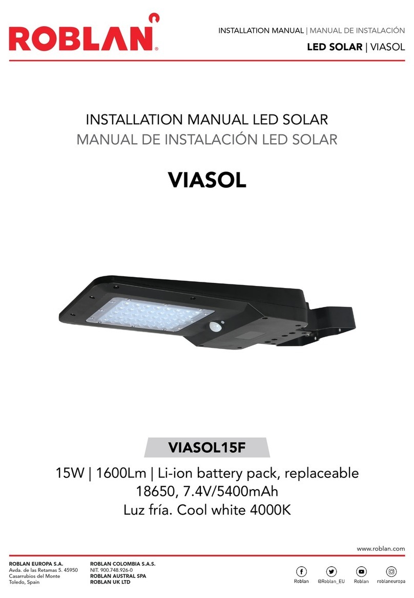 ROBLAN VIASOL installation manual
