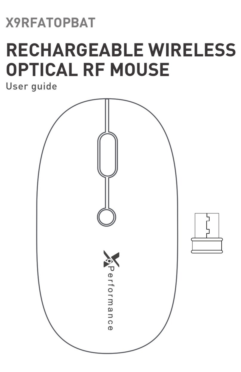 X9 Performance X9RFATOPBAT User manual