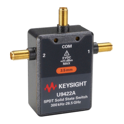 Keysight Technologies U9422A User manual