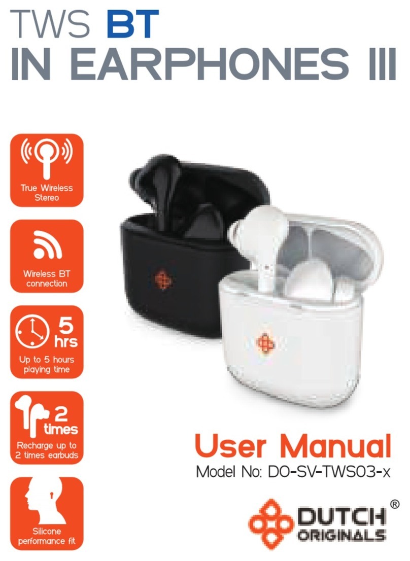 Dutch originals DO-SV-BTWS03-x user manual
