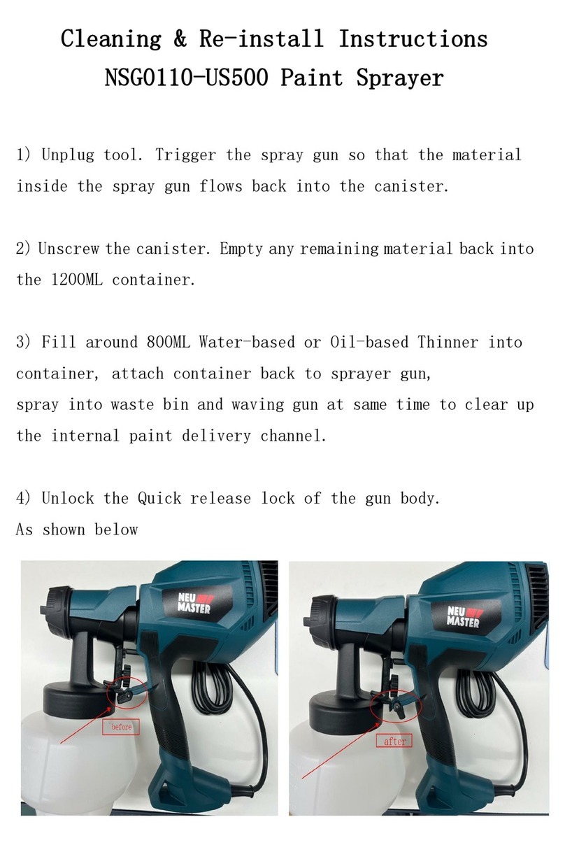 NEU MASTER NSG0110-US500 instructions