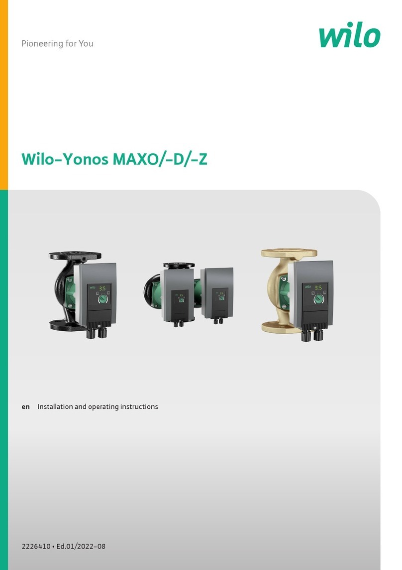 Wilo Yonos MAXO User manual