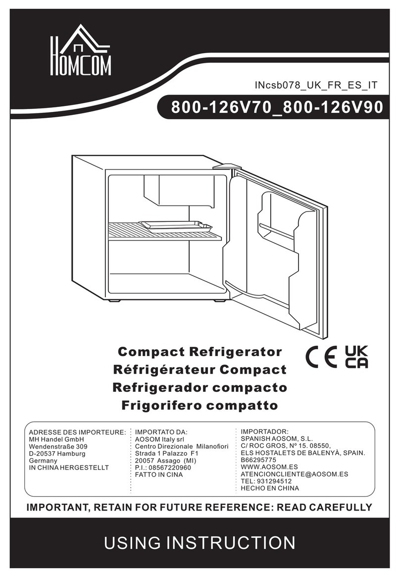 HOMCOM 800-126V70 Using instruction