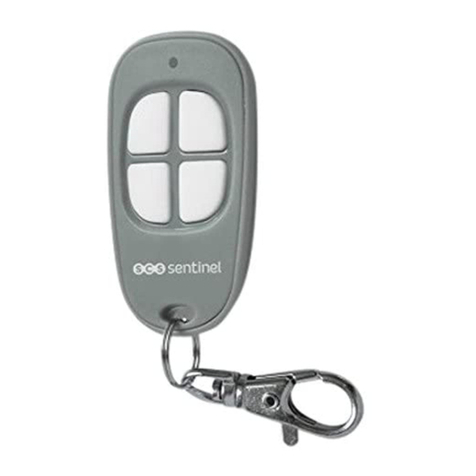SCS Sentinel ControlGate AAM0049 quick start guide