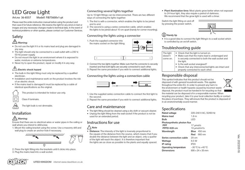 CO/Tech FIB75600v1-pt quick start guide