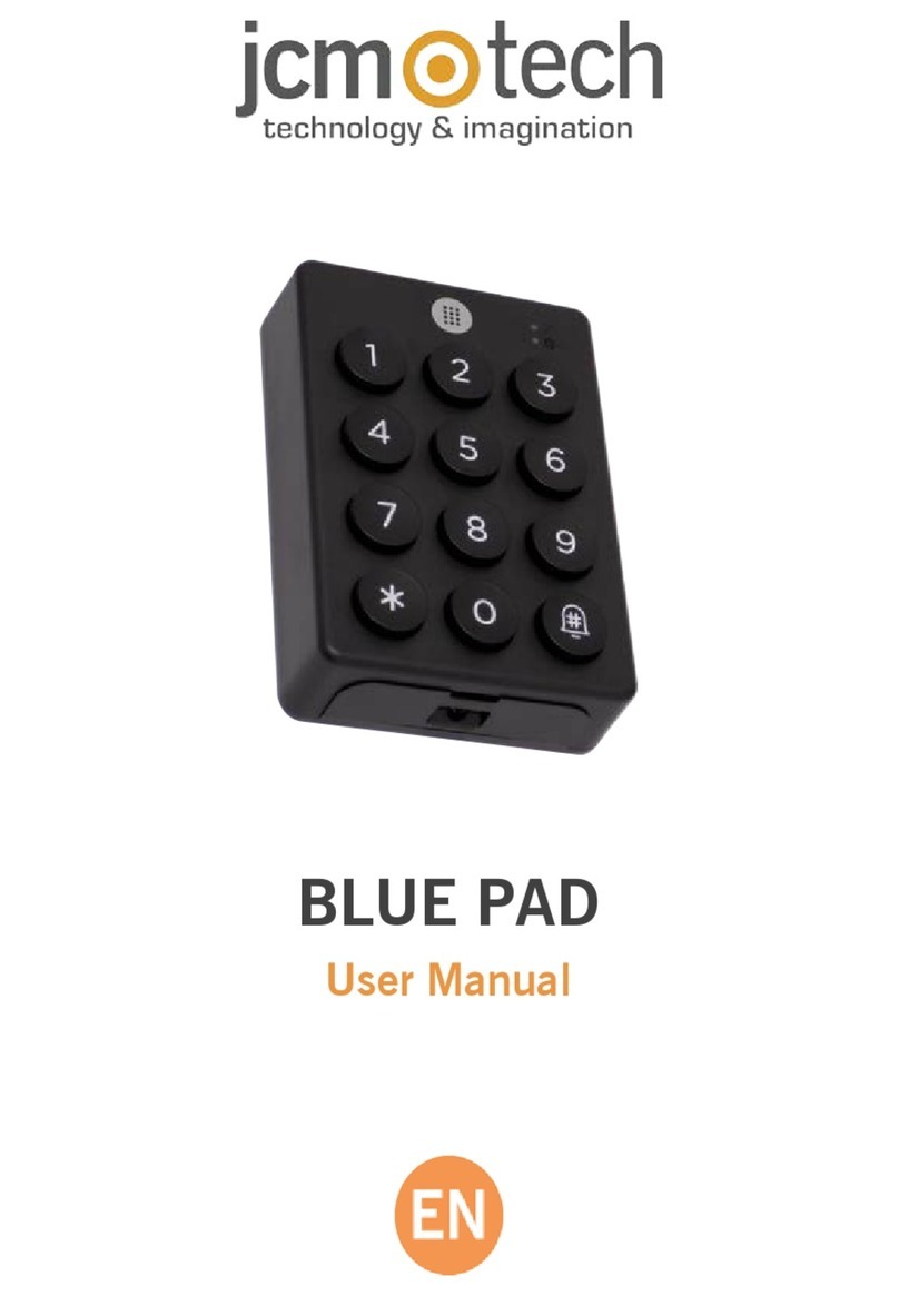 jcm-tech BLUE PAD user manual