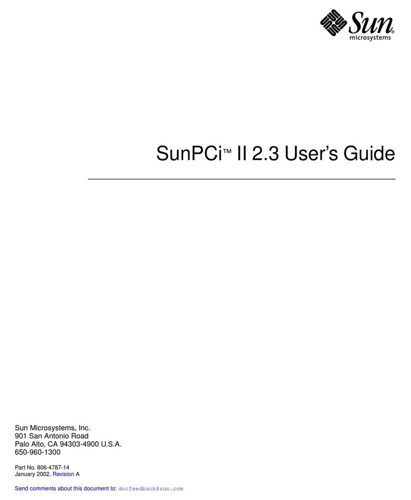 Sun Microsystems SunPCi II 2.3 user guide