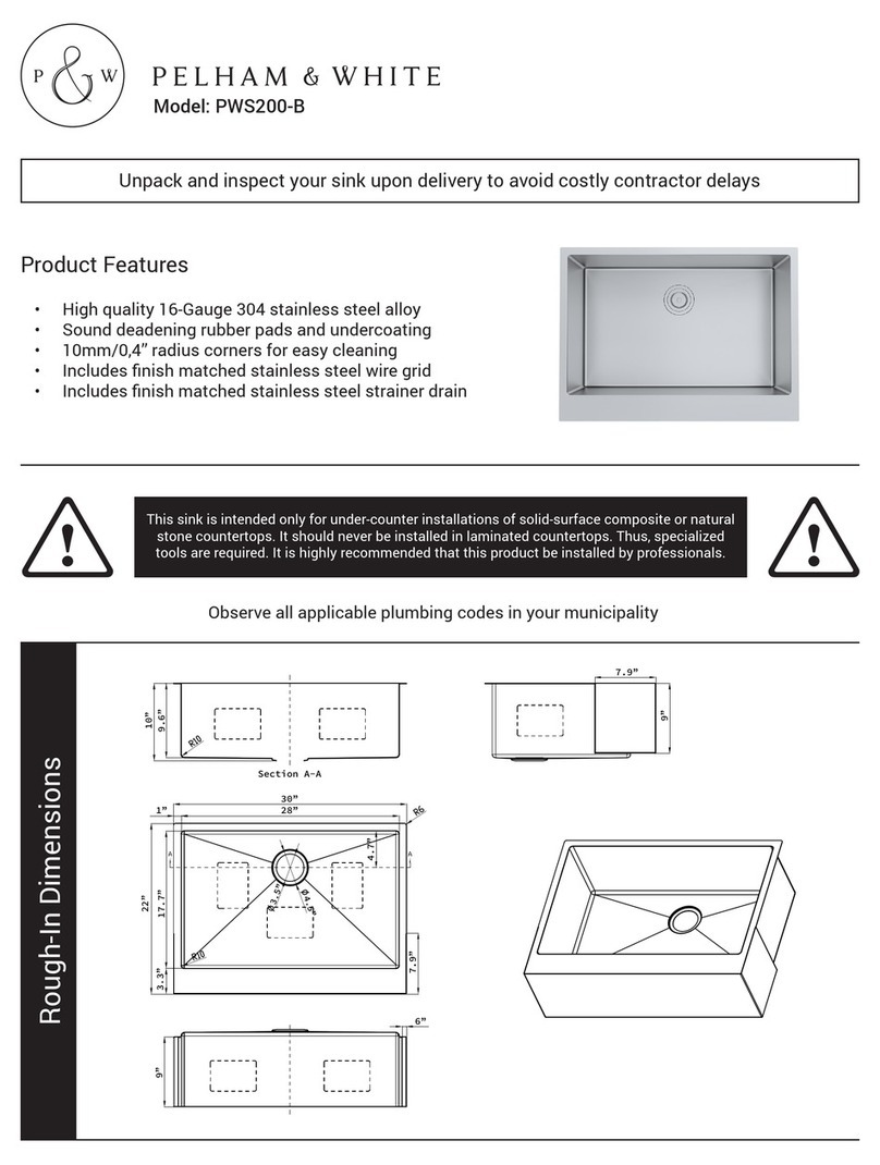 PELHAM & WHITE PWS200-B manual