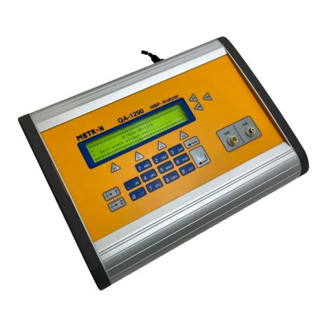 METRON QA-1290 User & service manual