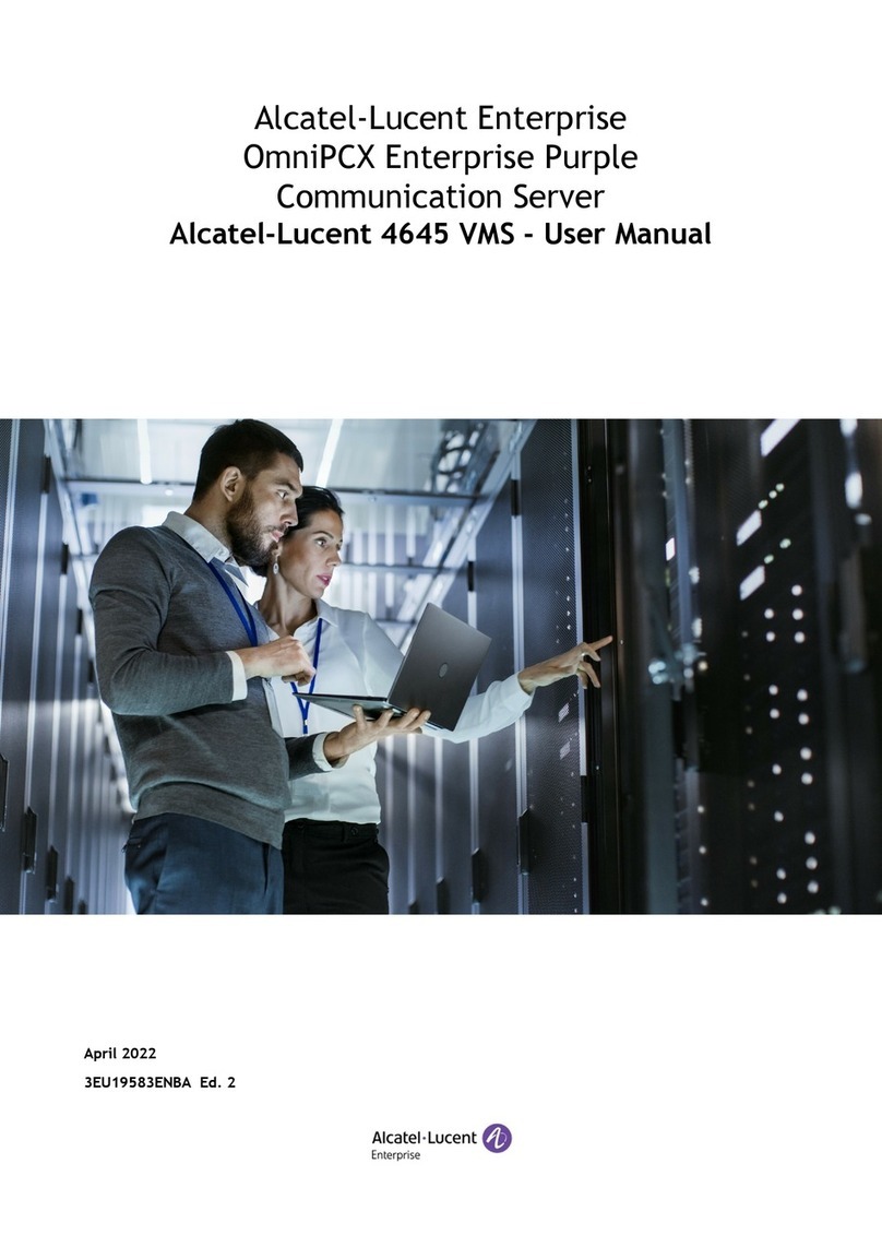Alcatel-Lucent 4645 VMS User manual