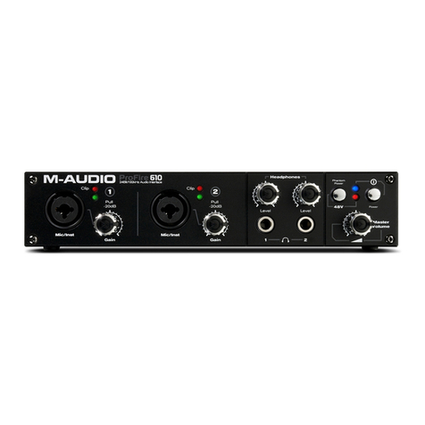 Avid Technology M-Audio ProFire 610 User manual