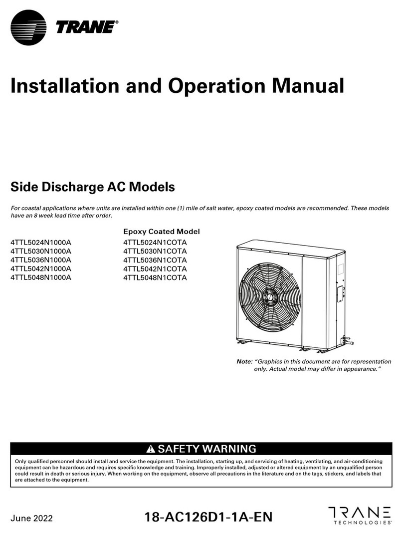 Trane 4TTL5024N1000A User manual Trane 4TTL5024N1000A User manual