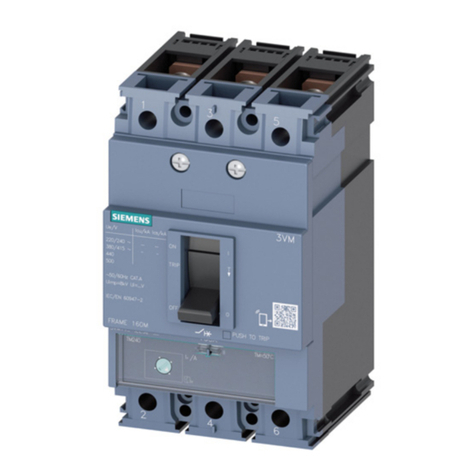 Siemens 3VM10 ED Series User manual