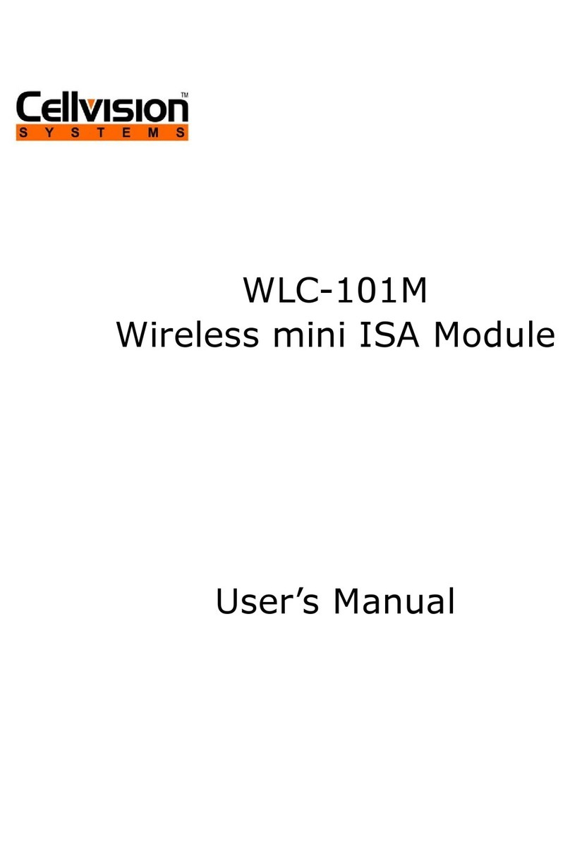 Cellvision Systems WLC-101M user manual
