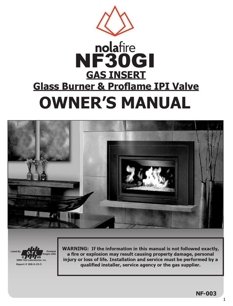 Nolafire NF30GI owner's manual