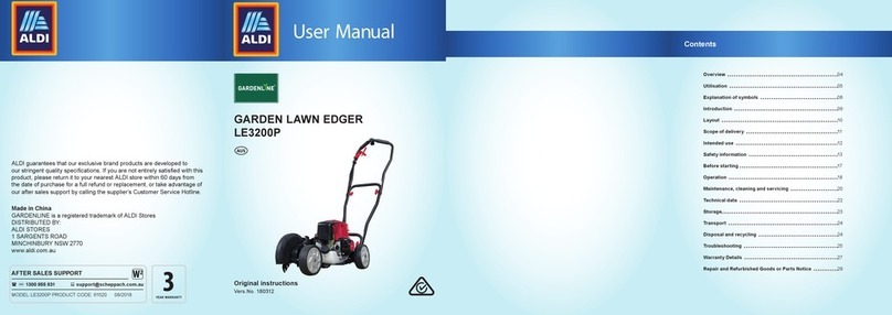 ALDI GARDENLINE LE3200P User manual