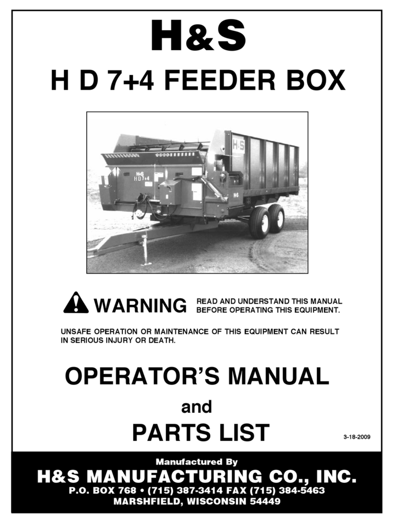 H&S H D 7+4 FEEDER BOX Installation and maintenance instructions