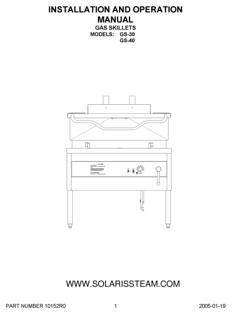 Solaris Steam GS-30 Installation and operation manual Solaris Steam GS-30 Installation and operation manual