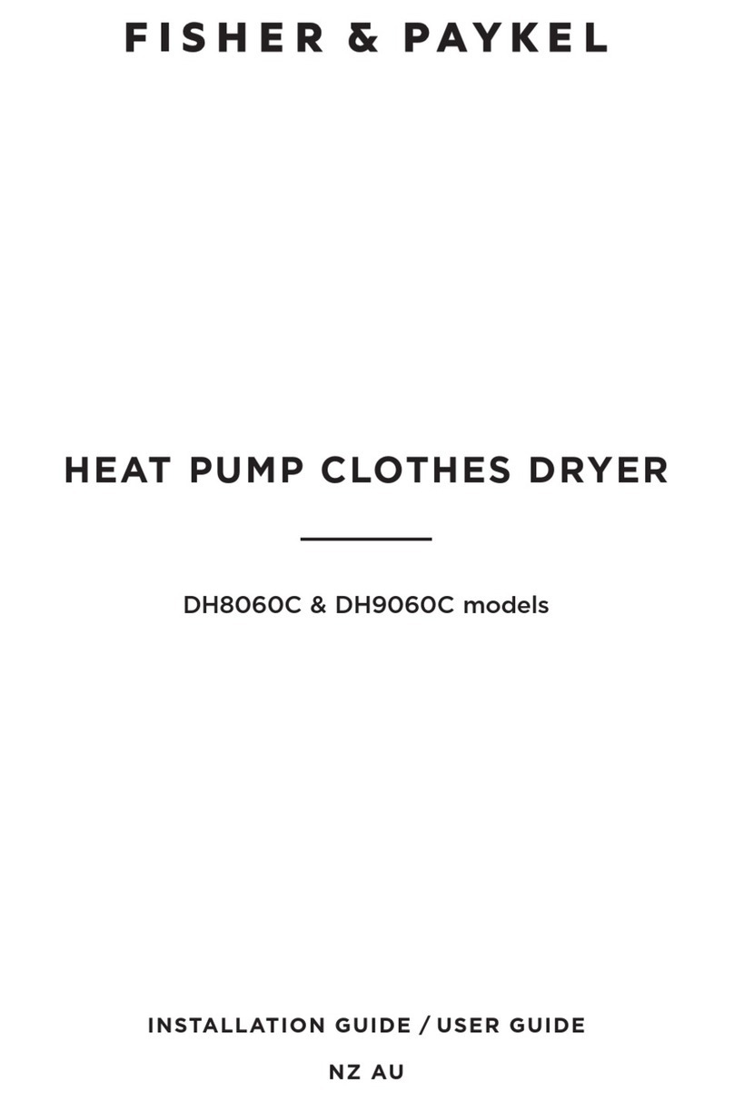 Fisher & Paykel DH8060C User manual