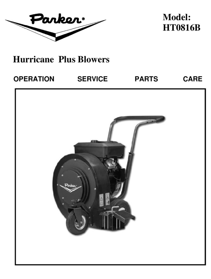 Kwik Products Parker Hurricane Plus Operation service parts care
