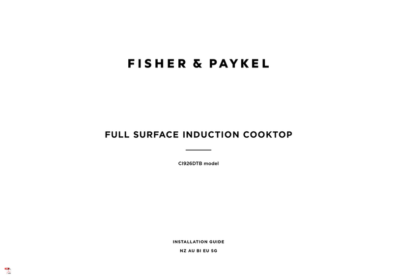 Fisher & Paykel CI926DTB installation guide