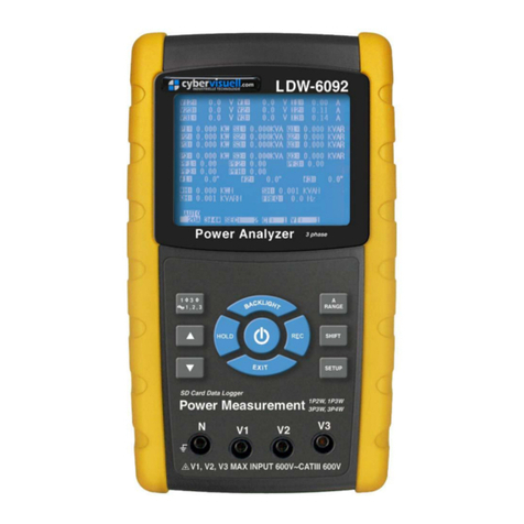 CyberVisuell LDW-6092K Operation manual