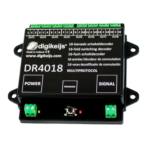 Digikeijs DR4018 DIGISWITCH instruction manual Digikeijs DR4018 DIGISWITCH instruction manual