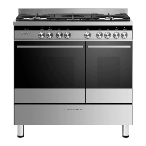 Fisher & Paykel OR90L7 INSTALLATION GUIDE/USER GUIDE