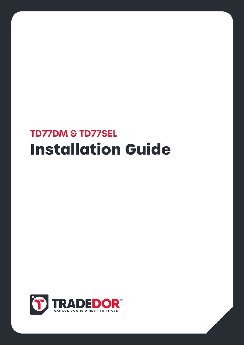 TRADEDOR TD77DM installation guide