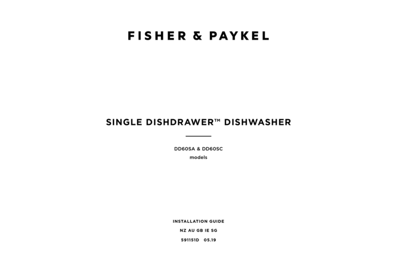 Fisher & Paykel DishDrawer DD60SC User manual