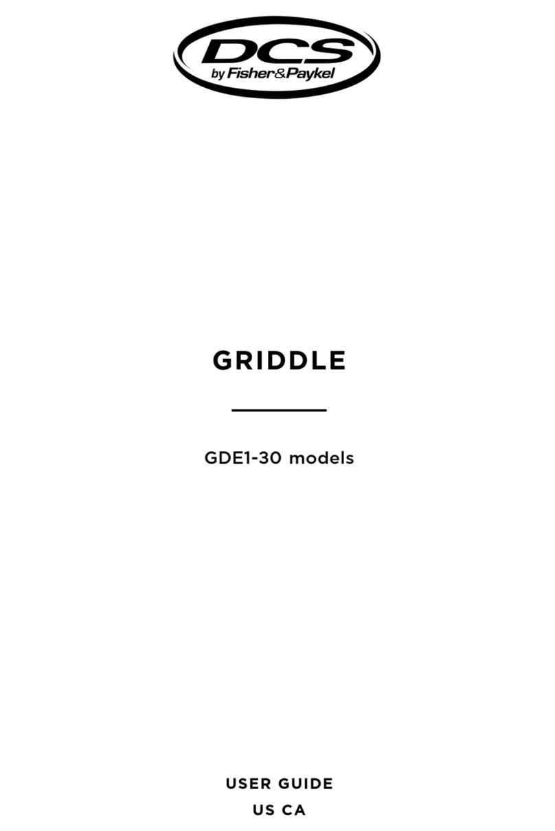 Fisher & Paykel DCS GDE1-30 user guide Fisher & Paykel DCS GDE1-30 user guide