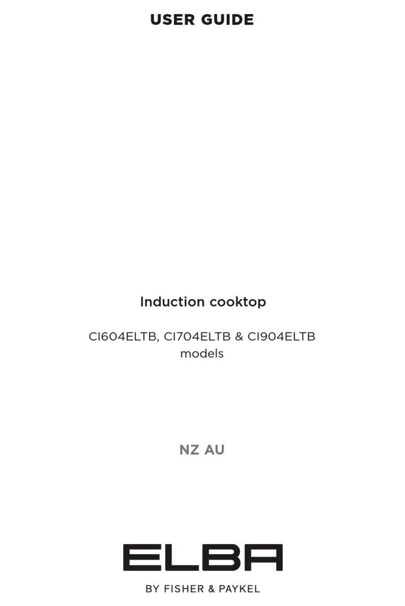 Fisher & Paykel ELBA CI704ELTB user guide