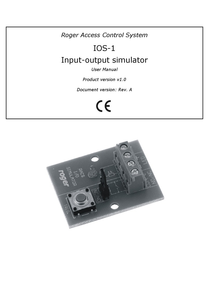 Roger IOS-1 User manual