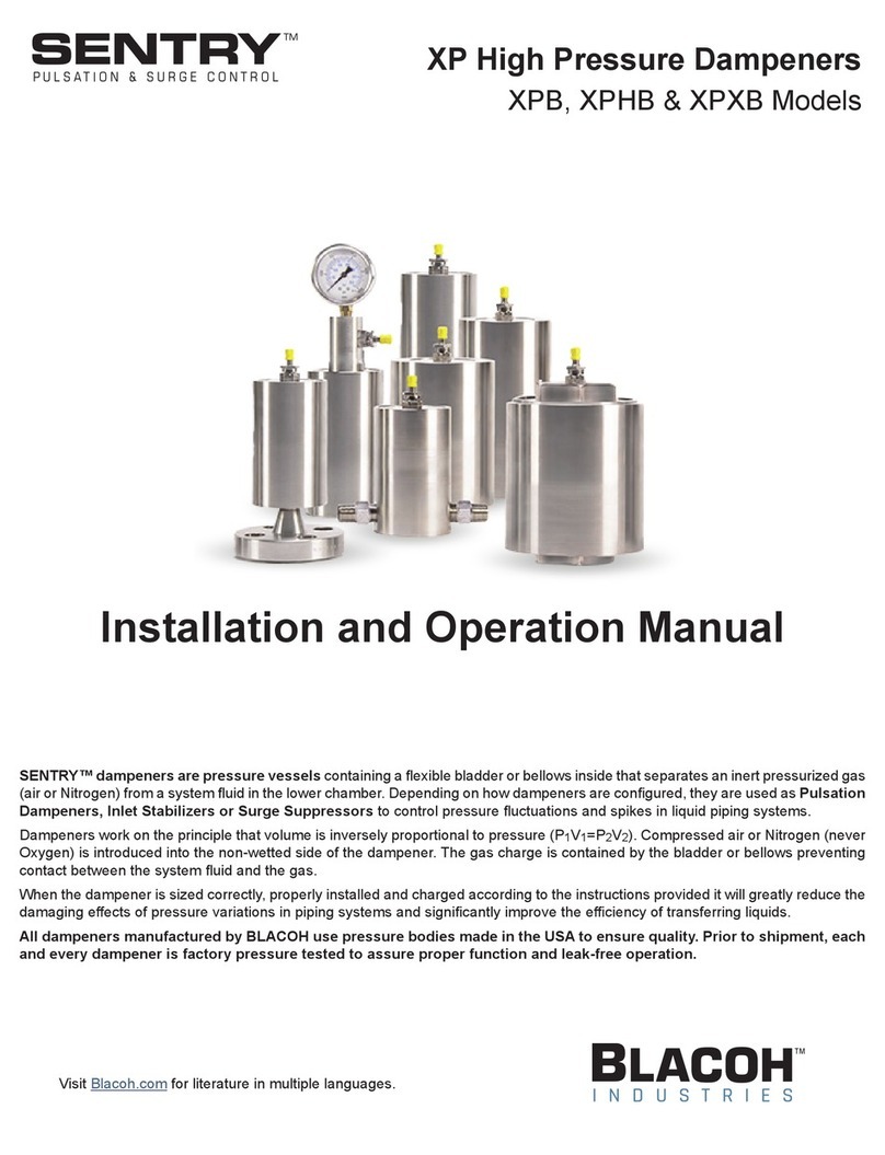 Blacoh Sentry XPB User manual