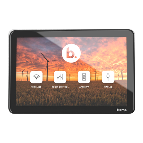 Biamp Apprimo Touch 8i Operating instructions