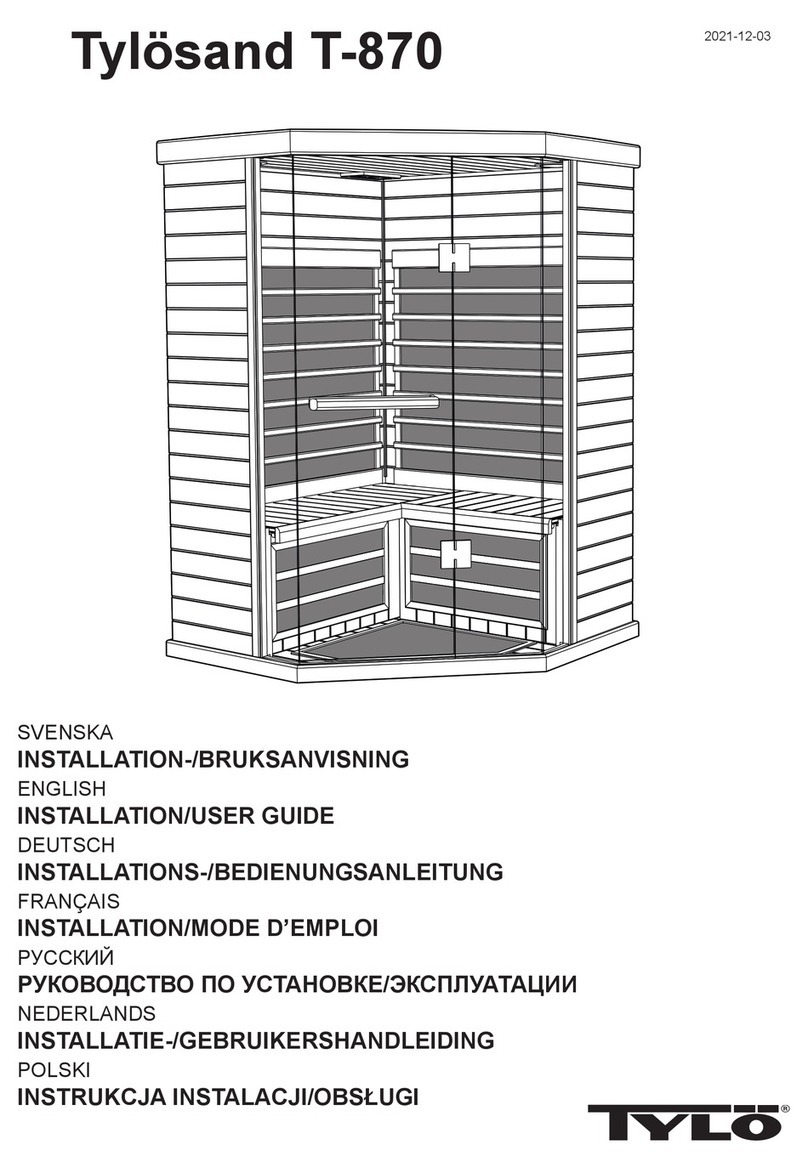 Tylo Tylosand T-870 Installation & user guide
