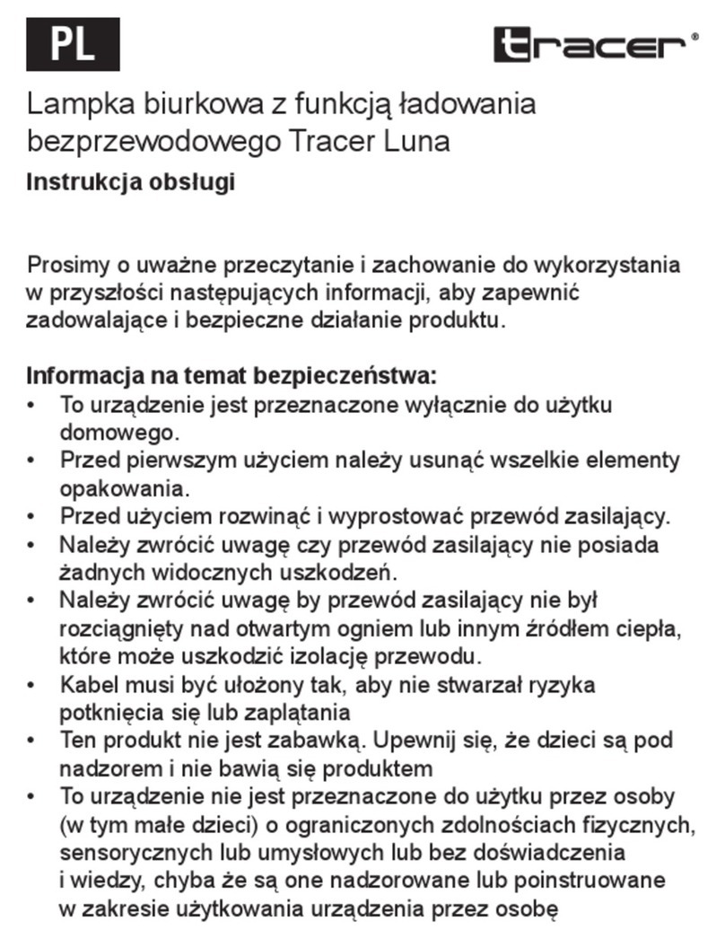 Tracer Luna User manual