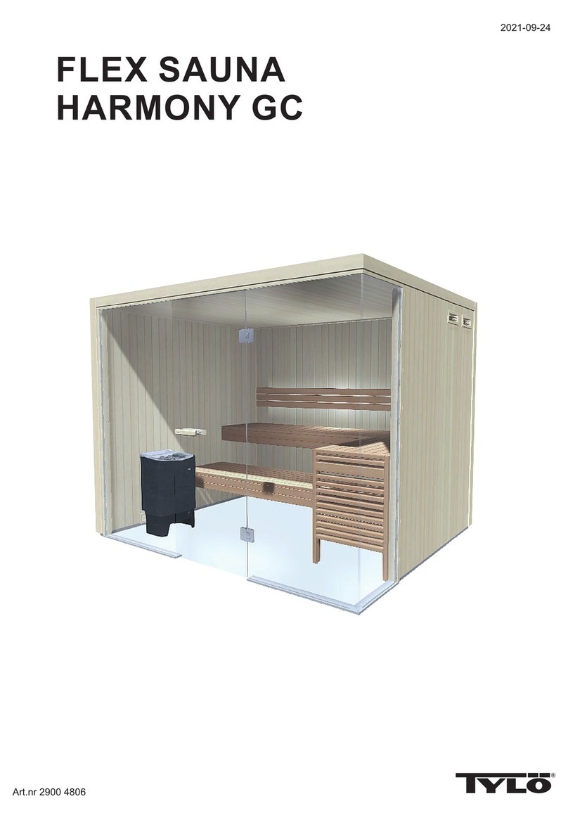 Tylo FLEX SAUNA HARMONY GC manual