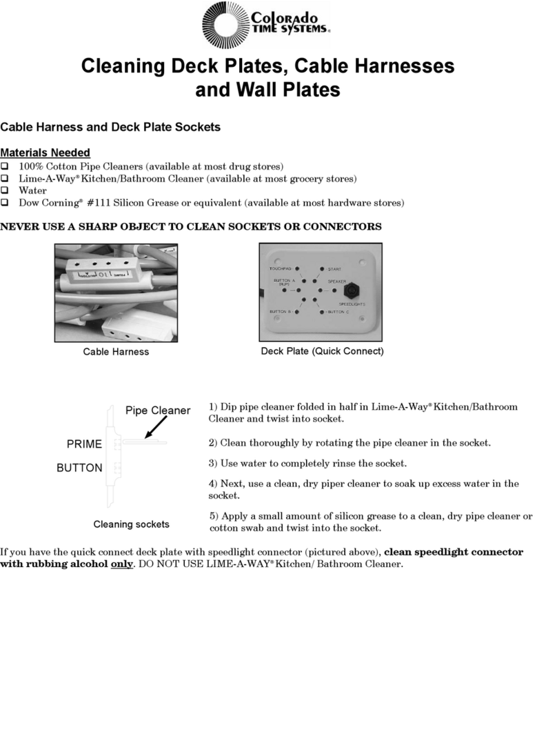 Colorado time systems F897 quick start guide