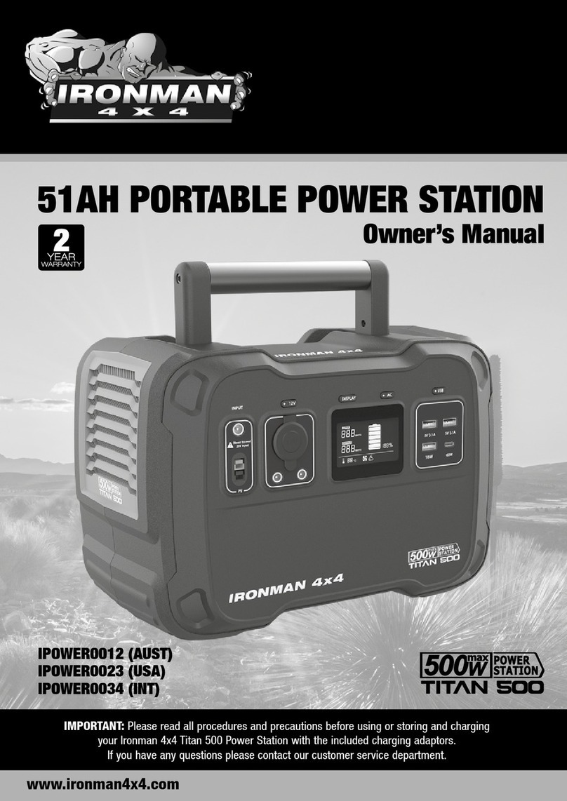 Ironman4x4 IPOWER0012 User manual