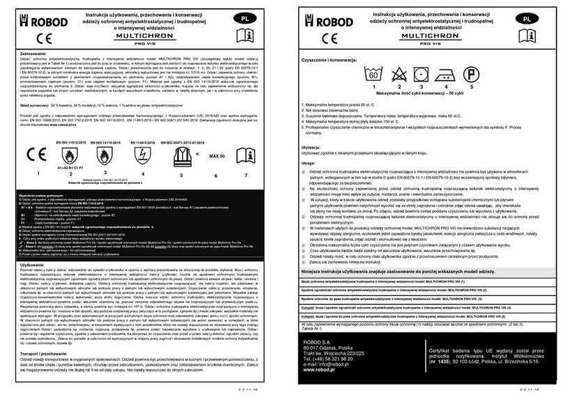 ROBOD MULTICHRON PRO VIS Usage and maintenance manual