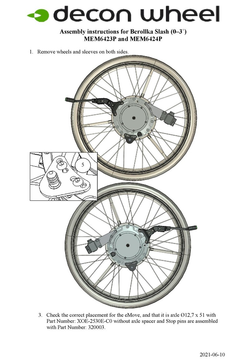 Decon wheel MEM6423P User manual Decon wheel MEM6423P User manual