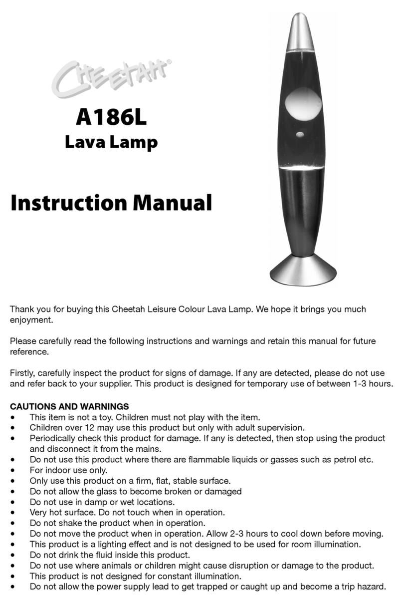 Cheetah Lava instruction manual