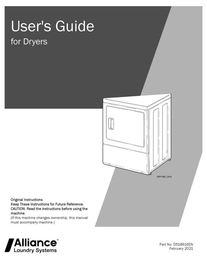 Alliance Laundry Systems DC5102WE User manual Alliance Laundry Systems DC5102WE User manual