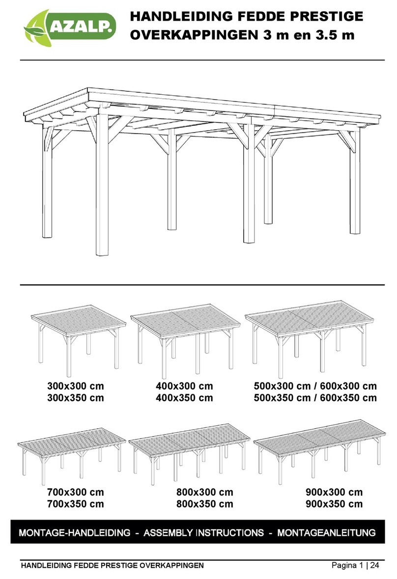 azalp FEDDE PRESTIGE Assembly instructions