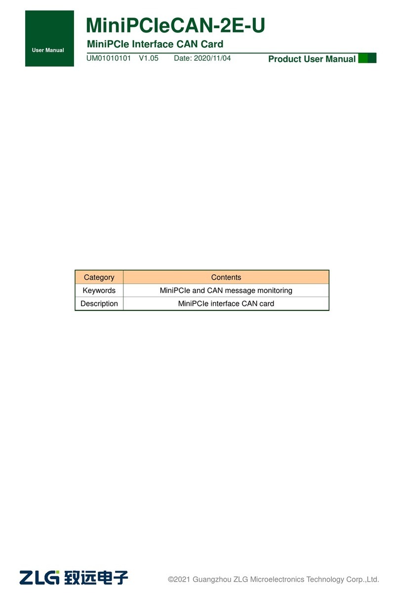 ZLG MiniPCIeCAN-2E-U user manual