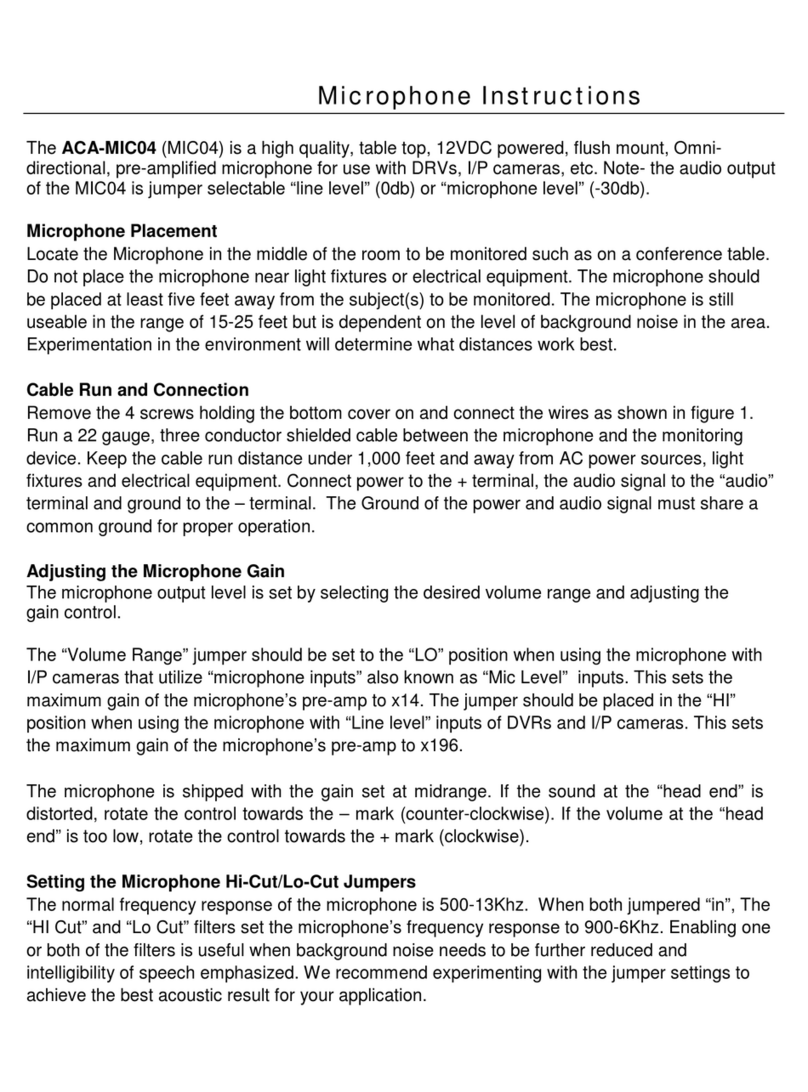 Active Vision ACA-MIC04 instructions