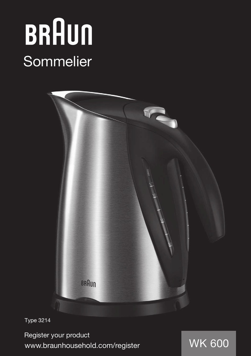 Braun WK 600 manual